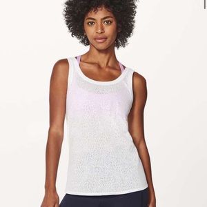 🍋Lululemon Hint of Sheer Singlet